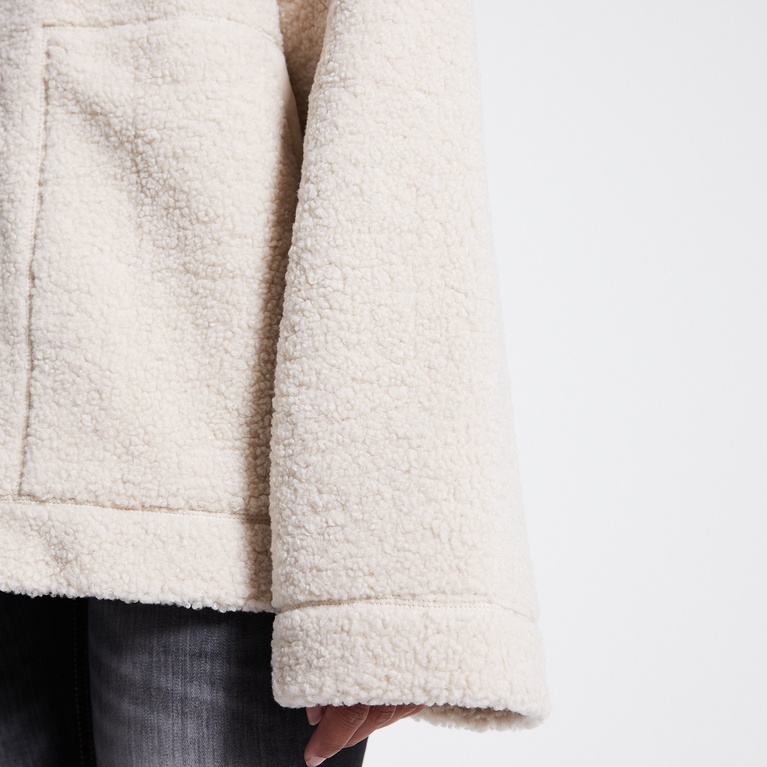 Pile jacket "Aline" Off white